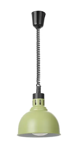 Ohrevná lampa nastaviteľná, tvar kupola, HENDI, Zelená, 230V/250W, ⌀250x(H)207mm