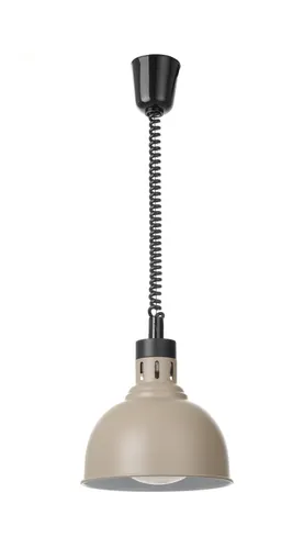 Ohrevná lampa nastaviteľná, tvar kupola, HENDI, Béžová, 230V/250W, ⌀250x(H)207mm