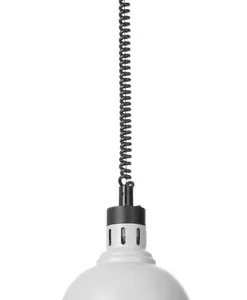 Ohrevná lampa nastaviteľná, tvar kupola, HENDI, Biela, 230V/250W, ⌀250x(H)207mm