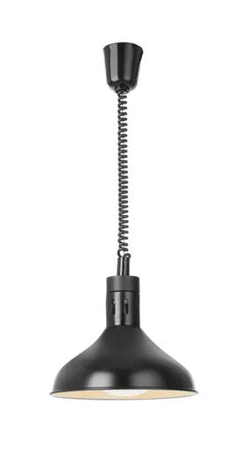 Ohrevná lampa nastaviteľná, tvar zvon, HENDI, Čierna, 230V/250W, ⌀295x(H)207mm – Obrázok 2