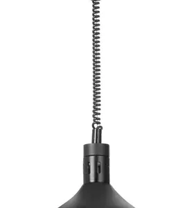 Ohrevná lampa nastaviteľná, tvar zvon, HENDI, Čierna, 230V/250W, ⌀295x(H)207mm