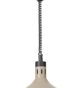 Ohrevná lampa nastaviteľná, tvar zvon, HENDI, Béžová, 230V/250W, ⌀295x(H)207mm