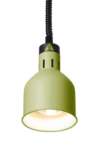 Ohrievacia lampa, valcová, HENDI, Zelená, 230V/375W, ⌀175x(H)250mm – Obrázok 2