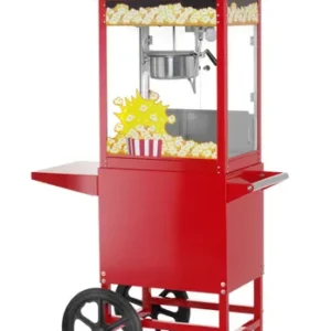 Stroj na Popcorn s vozíkom, HENDI, Červená, 230V/1155W, 940x510x(H)1553mm