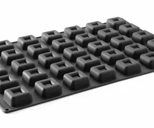 Silikónová forma SQUARE, HENDI, 570x375x(H)25mm, Štvorcový
