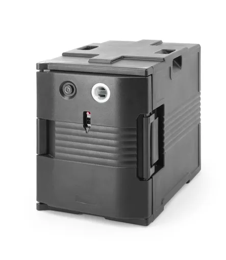 Termoizolačný kontajner s funkciou vyhrievania – catering, AmerBox, GN 1/1, 477x680x(H)620mm
