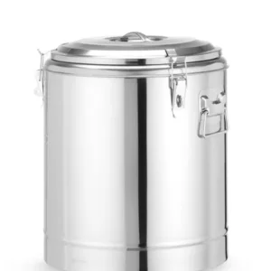Termoska na prepravu potravín, HENDI, Kitchen Line, 36L, Strieborná, ⌀400x(H)500mm