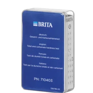 Testovacia súprava na určenie uhličitanovej a celkovej tvrdosti vody., Brita