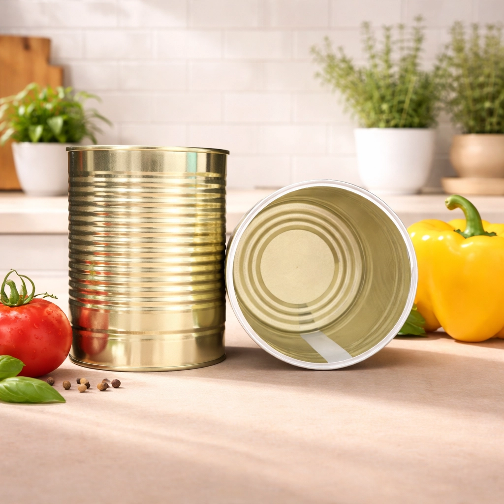 Konzerva - plechovica 73/70x104,8 "500g" (400ml.) Zlato/ Zlato rebr.