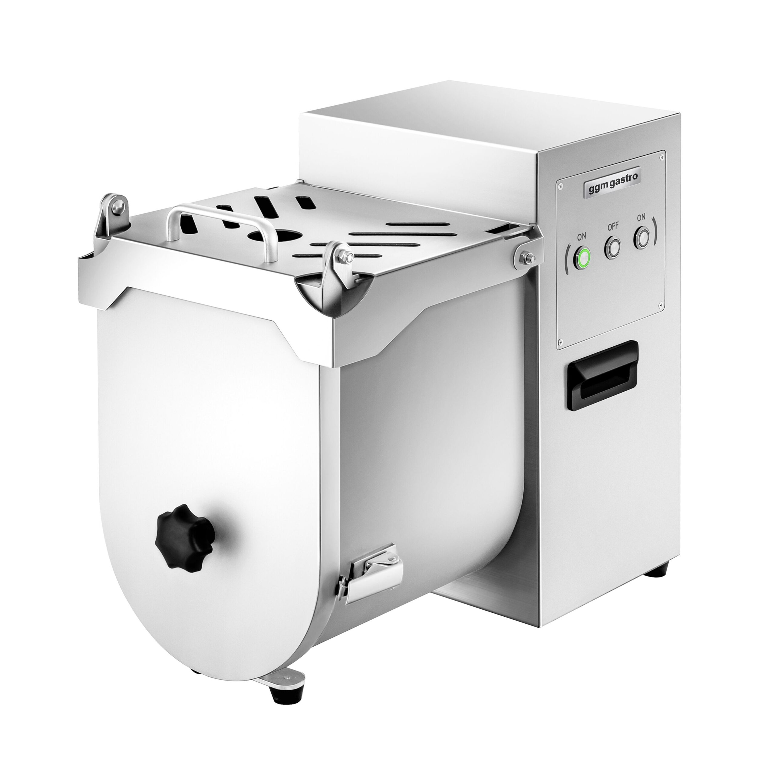 Elektrická miešačka mäsa – 30 litrov – 20 kg – 550 W – chod vpred a vzad.
