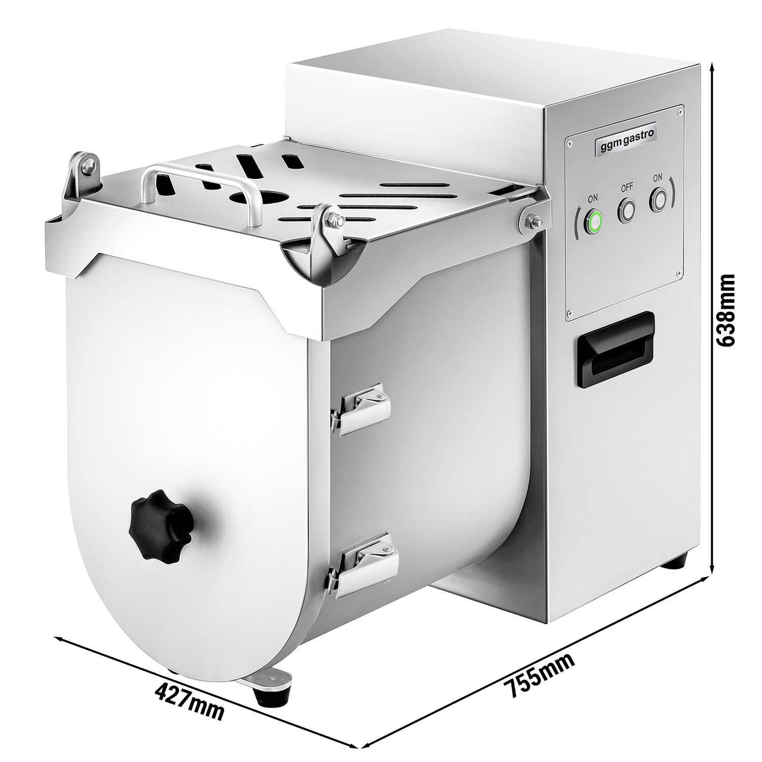 Elektrická miešačka mäsa –42 litrov – 30 kg – 750 W – chod vpred a vzad. – Obrázok 11