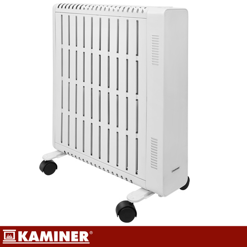 Elektrický olejový radiátor Kaminer Arvell - biely – Obrázok 9
