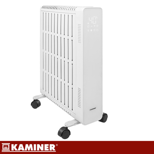 Elektrický olejový radiátor Kaminer Arvell - biely – Obrázok 14