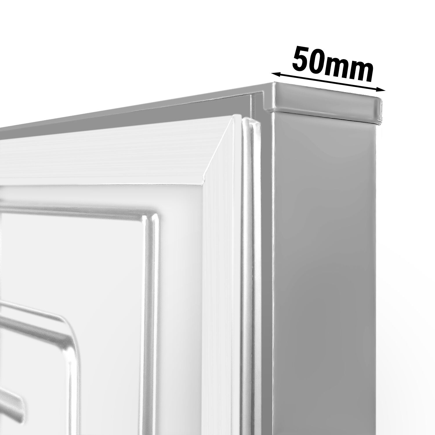 Úložná mraznička ECO - 600 litrov - s 1 dverami Nerez – Obrázok 10
