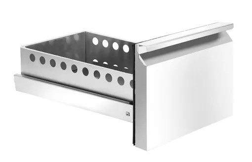 Zásuvka s vodiacimi lištami pre chladiace a mraziace stoly Profi Line s bočným agregátom – súprava 2 ks, Arktic, Profi Line, 300x545x(H)145mm