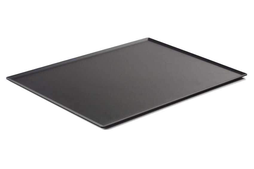 Cukrárenský a prezentačný podnos – plastový – 600 × 400 mm – čierny