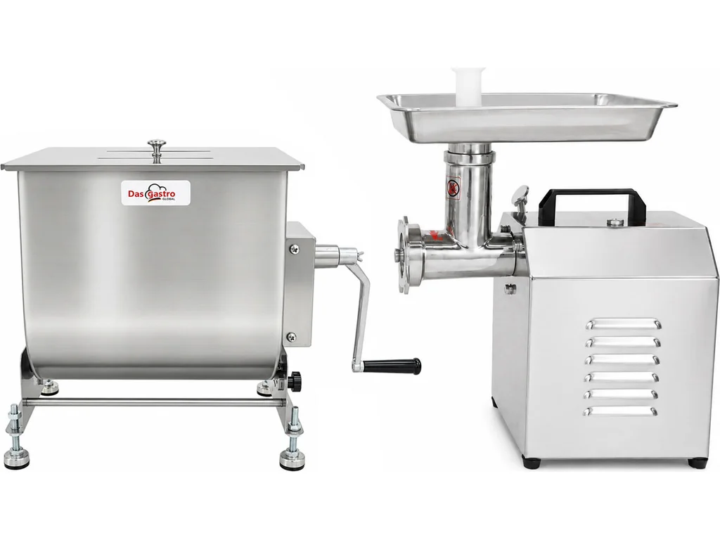 Elektrický miešač mäsa – 20 l – 16 kg – dvojitý hriadeľ – Obrázok 2