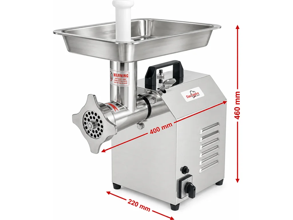 Elektrický miešač mäsa – 20 l – 16 kg – dvojitý hriadeľ – Obrázok 7