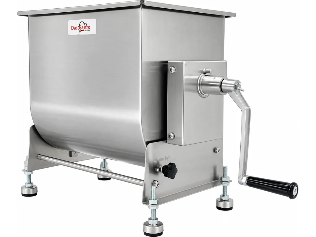 Elektrický miešač mäsa – 20 l – 16 kg – dvojitý hriadeľ – Obrázok 4