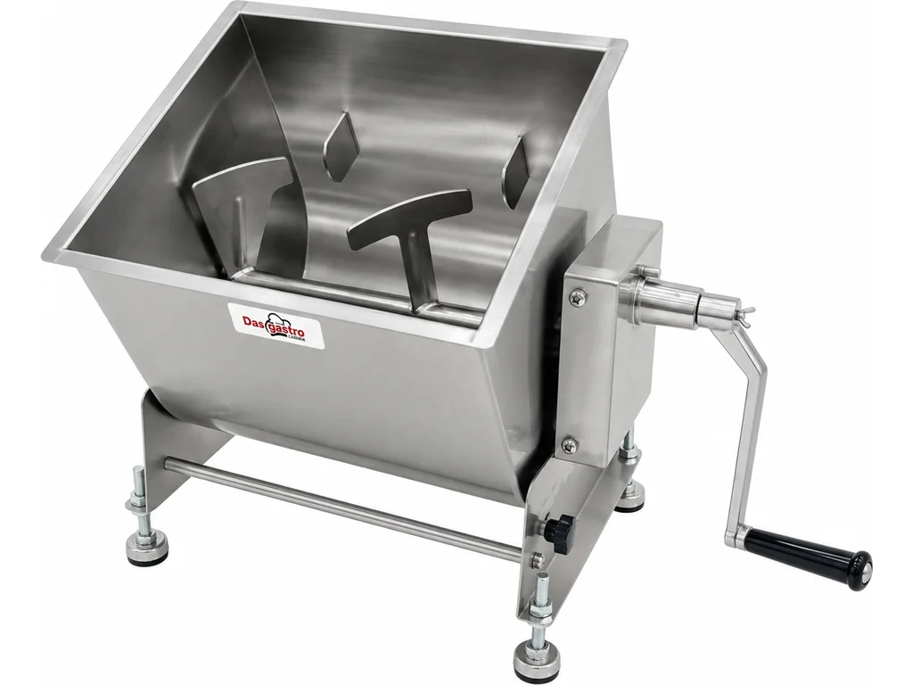 Elektrický miešač mäsa – 20 l – 16 kg – dvojitý hriadeľ – Obrázok 5