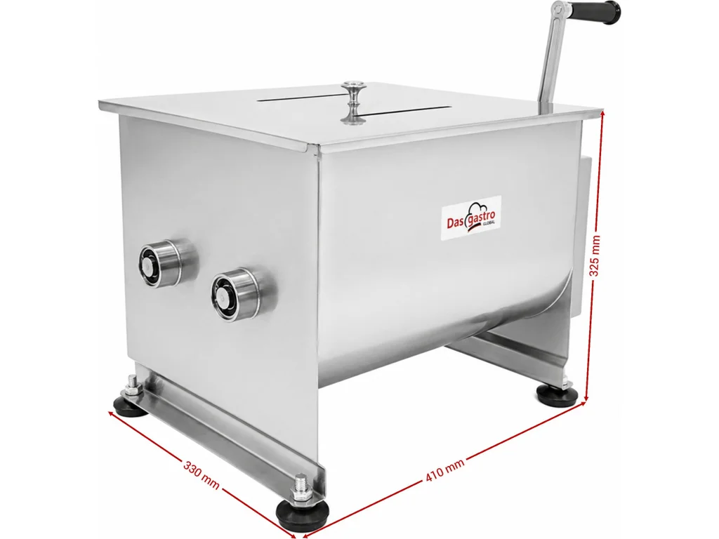 Elektrický miešač mäsa – 20 l – 16 kg – s vyklápateľnou nádobou – Obrázok 18