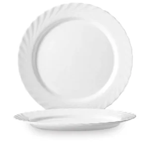 Plytký tanier Trianon, Arcoroc, Trianon, ø245 mm, Biela, ⌀245x(H)24mm